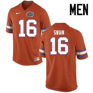 Men's Florida Gators #16 Freddie Swain NCAA Nike Orange Authentic Stitched College Football Jersey EBB8262PP